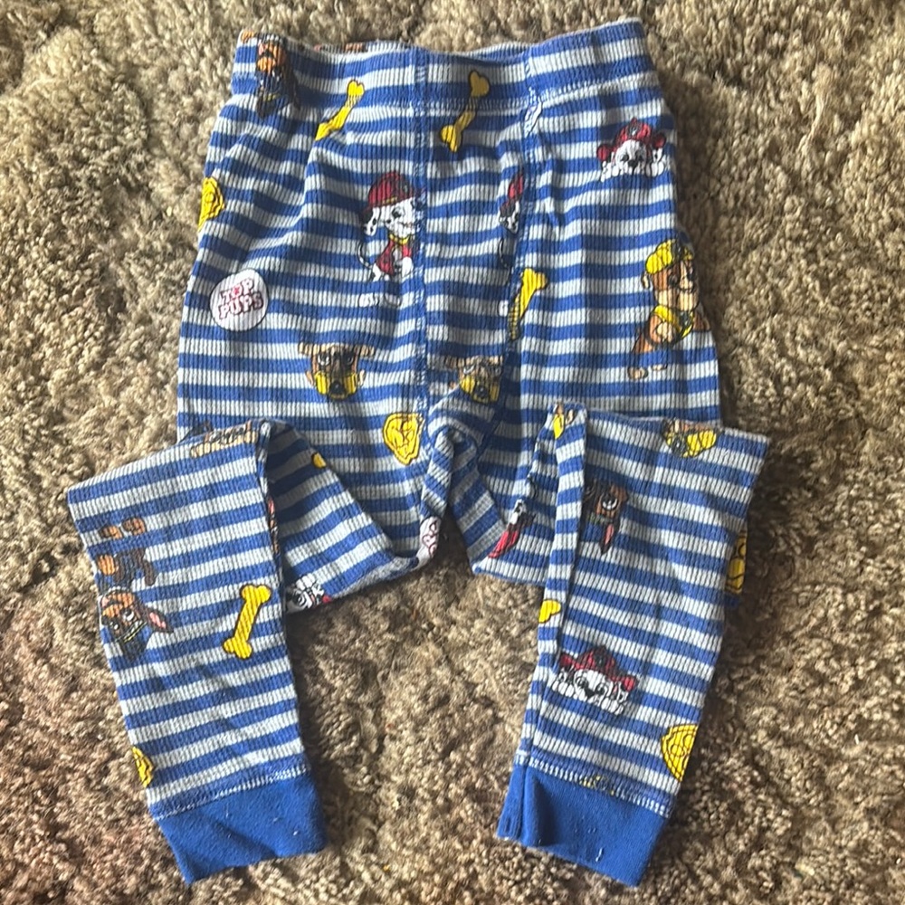 Nickelodeon Blue Striped Kids Pajama Bottoms